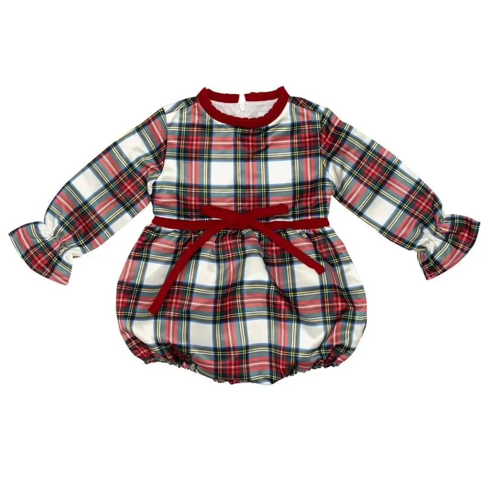 Henry Duvall HAZEL BUBBLE TOWNSEND TARTAN Baby Size 0-6 Months‎ Christmas Plaid